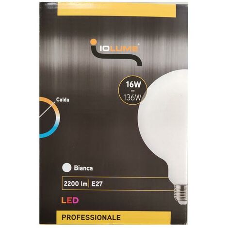 LAMPADA A LED GOCCIA, E27, LUCE CALDA, 24W, 2200 LUMEN