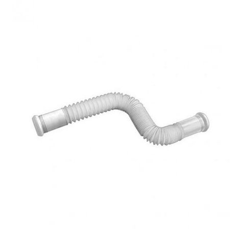 Tubo flessibile ed estensibile idrobric per sifone acqua, con manicotti femmina con oring, diametro 40 mm, idb carrac0004or