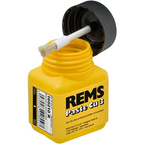 Pasta disossidante dolce rems paste cu 3, 250 gr, per tubi in rame, rem 160210 r