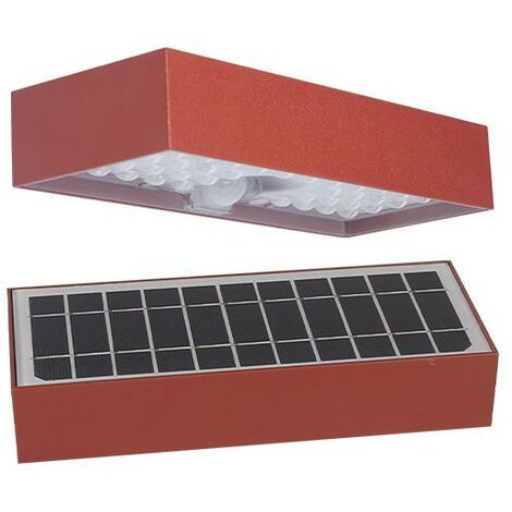 Un set di 6 luci solari da esterno con sensori di movimento, IP65 impermeabili 100 LED, 1200 mAh, 3 modalità, per giardino, recinzione, patio, porta d'ingresso e garage
