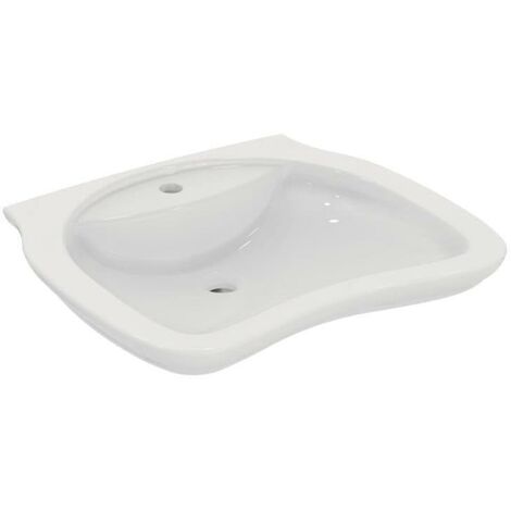 Lavabo per disabili 65x52 cm con troppopieno maia ideal standard t531301