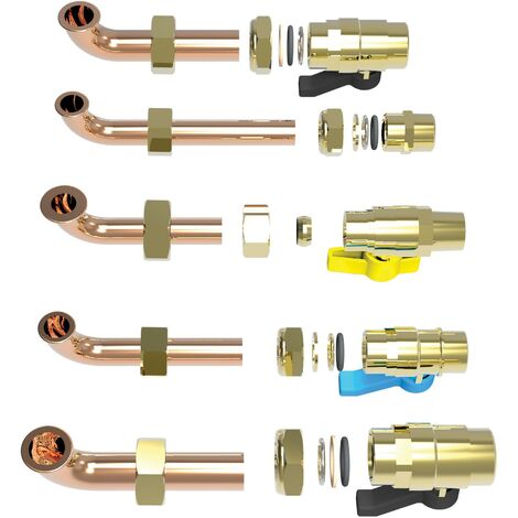 Kit collegamento idraulico fm.t3 ferroli 012043w0 (1/2)
