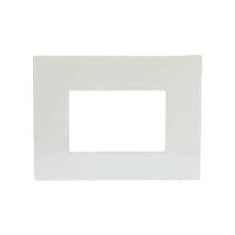 Placca 3 Moduli Colore bianco ABB serie Chiara 2CSK0301CH (1/4)