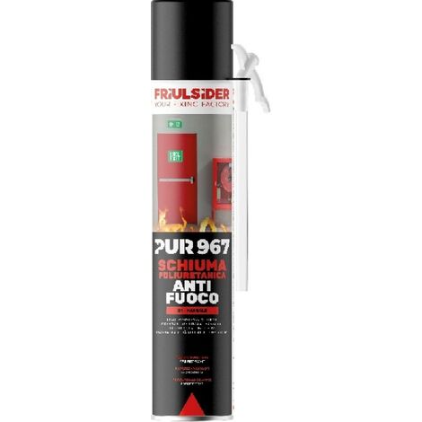 Schiuma poliuretanica anti fuoco pur 967 fire stop b1-ei240 m friulsider 9672000000000
