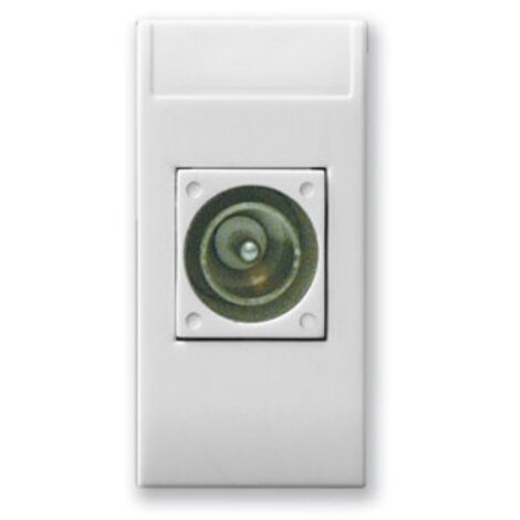 Presa tv/sat maschio domus s44 colore ral 9010 1 modulo ave 441096im (1/4)