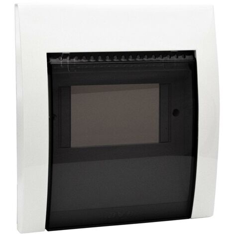 Coperchio ip40 colore bianco banquise 5 moduli din ave 53t05bg