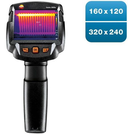 Termocamera professionale testo 865 kit,120mk,160x120 px, tes 0560 8650