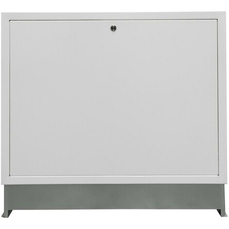 Armadio Da Incasso Per Collettore Idraulico | Colore Bianco, Acciaio Inox, Made In Italy - INDECAL - Foto 9