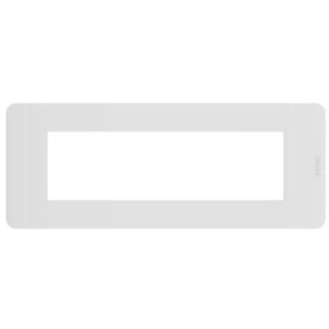 Bticino matixgo - placca 7p white 7 moduli bianco ja4807jw