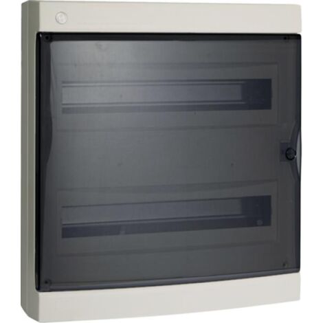 Centralino 36 moduli portella fumè pablo ip40 design bianco bocchiotti b04089 (1/2)
