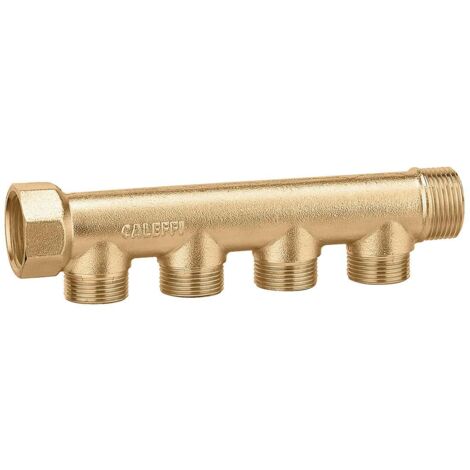 Collettore componibile 5 derivazioni 3/4 23p 1,5 interasse 35mm caleffi 349050