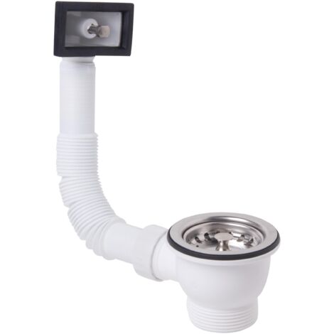 Piletta per lavello con foro 60mm polipropilene omp tea 132.605.6