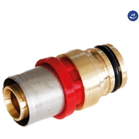 Raccordo a pressare per tubo multistrato attacco fastec f13 ø20 TIEMME