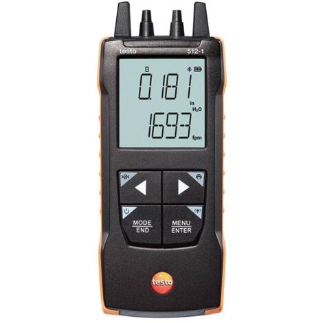 Manometro differenziale digitale con collegamento all’app 200hpa testo 512-1 0563 1512