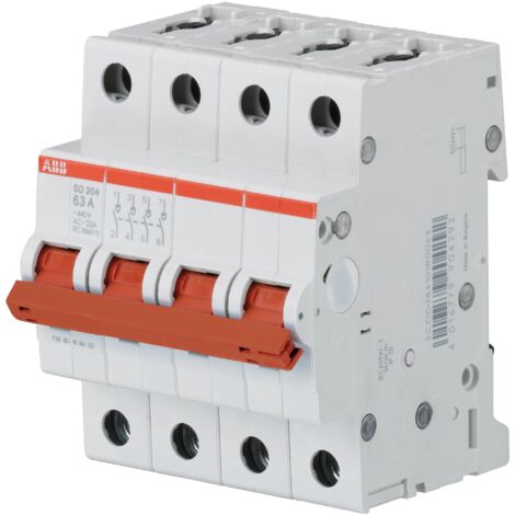 Interruttore sezionatore sd204 40 4p 40a abb m990427