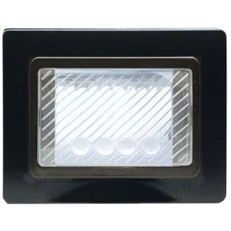 Placca Autoportante stagna Ave con membrana IP55 colore Nera 44SP03GSL (1/3)