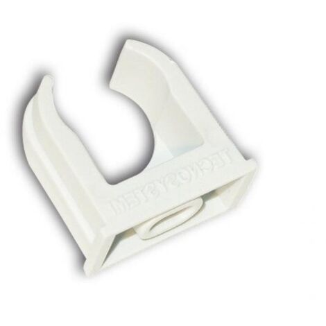 Clip fissaggio per tcr-21 bianco tecnosystemi 11126317