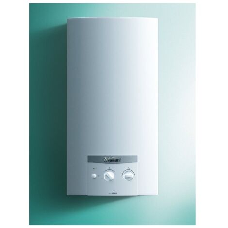 Vaillant – Scaldabagno a gas GPL 14 litri 23,1 kW – Accensione elettronica a batteria – Basse emissioni di NOx – Per acqua calda sanitaria (1/6)