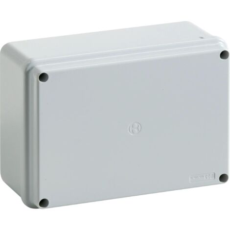 Cassetta di derivazione stagna da parete con viti metalliche grigio ip56 03 vm bocchiotti b04843 (1/2)