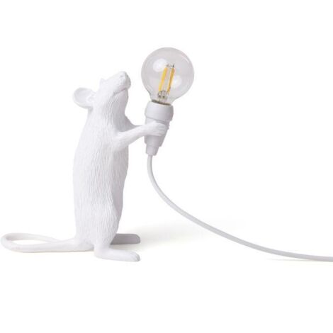 Lampada da tavolo in resina mouse lamp-step seletti r15220 (1/4)