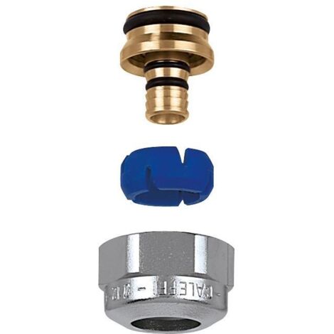 Raccordo auto adattabile per tubi in multistrato 23 p. 1,5 diametro da 12mm a 14,4mm caleffi 681000
