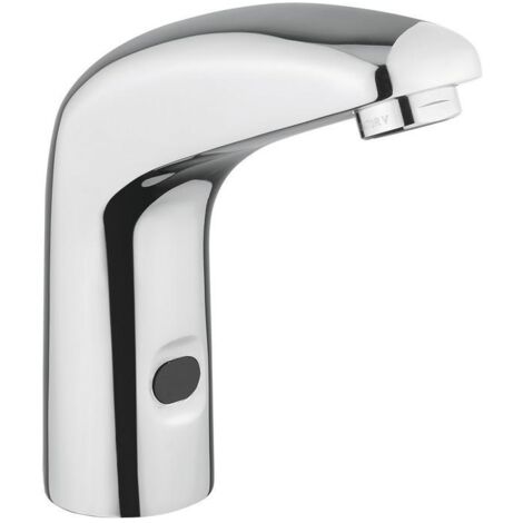 Rubinetto elettronico lavabo serie one a fotocellula con alimentazione a batteria idral 02511