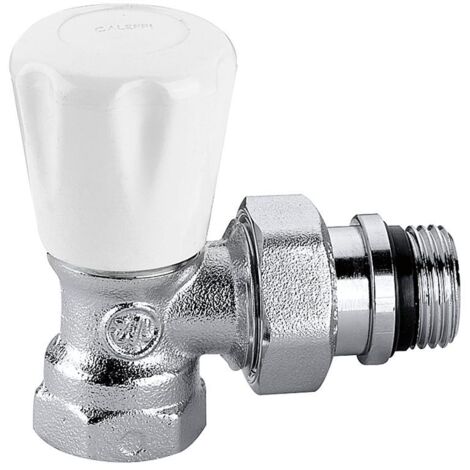 Valvola manuale per radiatori con attacchi diritti 3/8" Caleffi 412302 3/8”