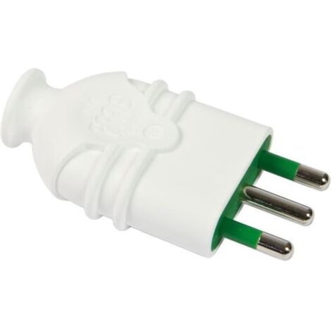 Spina s17 2p t 16a smontabile hi-pro colore bianco fanton 80110