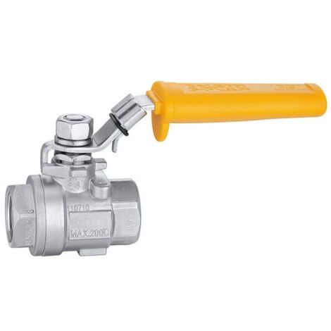 Valvola a sfera per impianti solar in acciaio inox aisi 304 d1 caleffi 240600