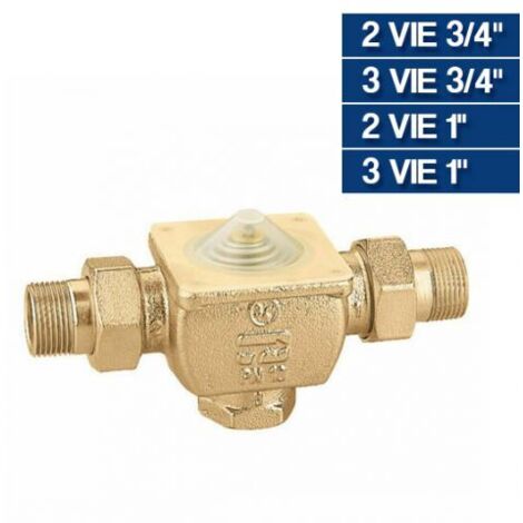 Valvola di zona a pistone a due vie d 3/4 10 bar caleffi 632500 (1/5)