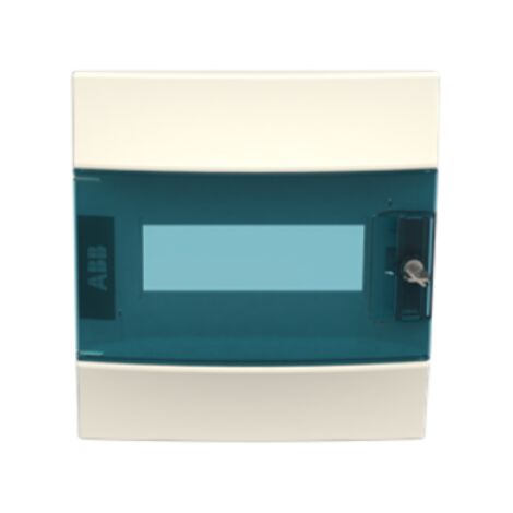 Porta frontale mistral41f quadri elettrici trasparente a filo 8m abb 41f08x12
