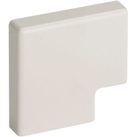 Angolo piano per minicanali tmc / tmu bianco ral 9001 apm 25x17 mm w bocchiotti b03253