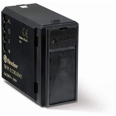 Rilevatore di movimento da incasso 230 v ac, 10 a, ip20 antracite finder 189182300042 (1/5)