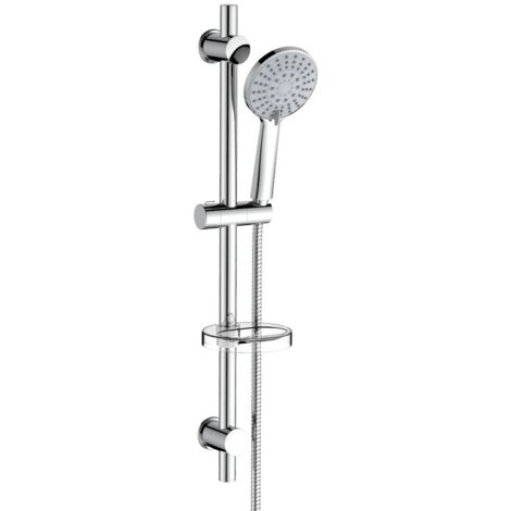 Saliscendi idro-bric leonida asta da 70cm cromo - sapsal0153cr