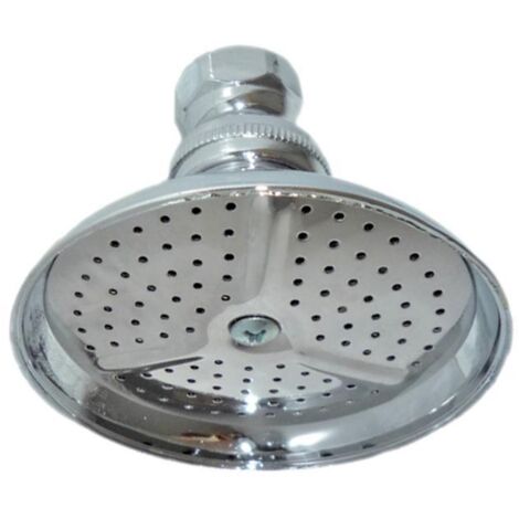 Soffione in metallo cromato a snodo 80mm idro-bric f0184