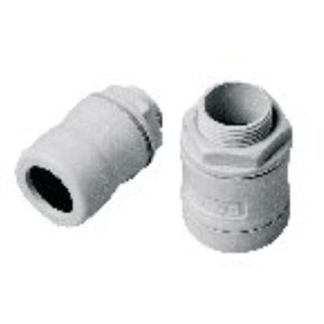 Raccordo tubo-scatola Ø20 mm ip67 pvc grigio easysystem elettrocanali ec70020