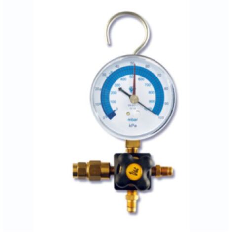 Gruppo vacuometrico una via 80 mm con valvola di sicurezza 1/4  sae wigam w1vpf80/4 04001003