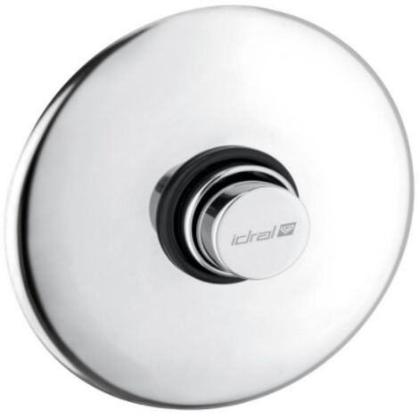 Rubinetto temporizzato doccia modern da incasso a parete con comando a pulsante idral 08140/e-30