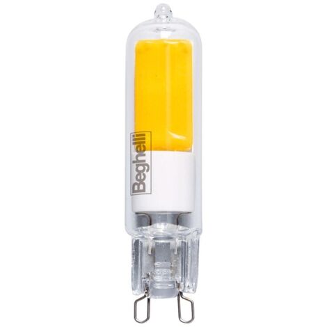 Lampadina led 5w g9 3000k 650lm vetro trasparente beghelli zafiro 57020 (1/3)