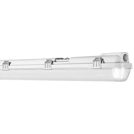 Plafoniera Stagna per Tubo LED 120 cm IP65 LEDVANCE Grigio (1/4)