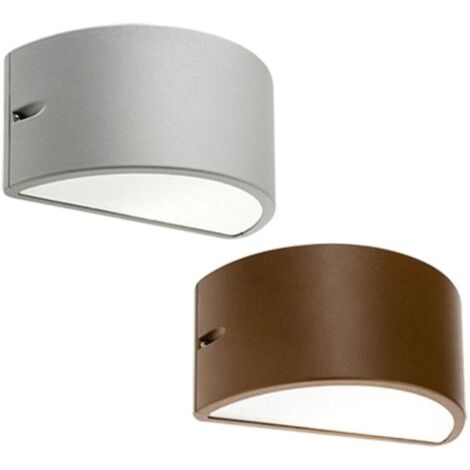 Sovil Applique mezza luna chiusa umbe alluminio