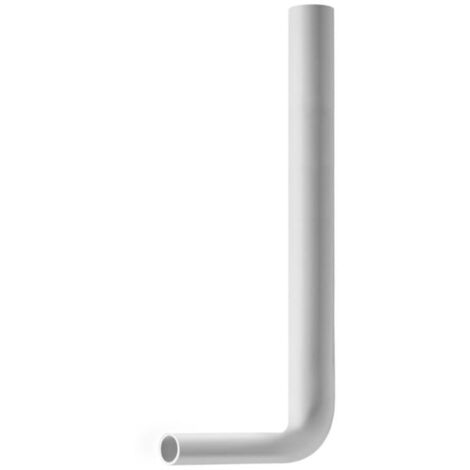 Tubo di cacciata per cassetta scarico wc Ø50/32 mm lunghezza 1000 mm in pvc bianco bampi crivel06