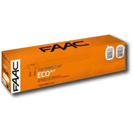 Kit automazione cancelli battenti elettromeccanico 230v anta 1,8m faac 105917