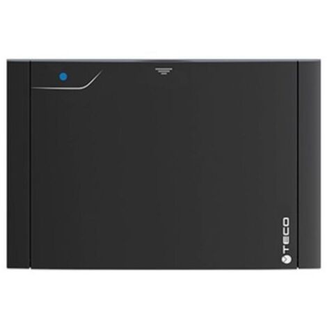 Placca di copertura 290x185 mm nero con sportello magnetico teco e03 kple0301a00