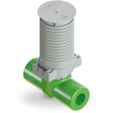 Rubinetto a sfera top entry da incasso dn15 con connessioni pp-r Ø20 verde teco ppr u4p3982v00