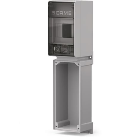 Supporto modulare quadro industriale termoplastica ip65 1x16a 32a con 5 moduli din scame sistema proxima 573.5111