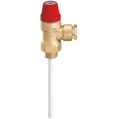 Valvola di sicurezza combinata temperatura e pressione 3 bar Caleffi 309530  3 bar