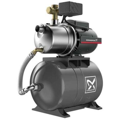 Booster Grundfos JP 5-48 PT-H serbatoio orizzontale da 20 litri (1/2)