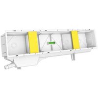 Canalina predisposizione con sifone professional-elite, per impianti di climatizzazione o refrigerazione, tec 11100117.