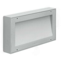 Luce segnapasso led lombardo koi 220, 9w, 1300 lumen, colore luce bianco naturale 4000k, colore scocca grigio high tech, lom ll121009n